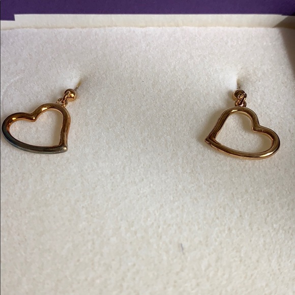 Jilco Floating Heart Earrings Nwt 